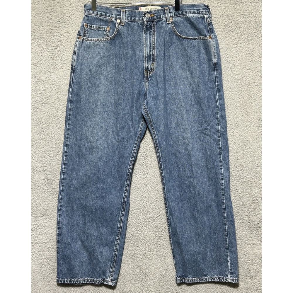 VTG Levis 569 Jeans Men's Size Tag-34x30/Fits-36x29 Y2K Loose Straight Skater